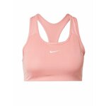 Nike Swoosh Padded Women's Bra, Coral Chalk/White - L