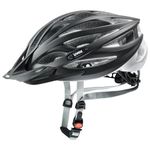 Uvex čelada za kolesarjenje Oversize, Black Mat/Silver, 60-65 cm