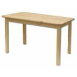 eoshop Jedilna miza ST104 S120x60 iz masivnega lesa (barva lesa: oreh)