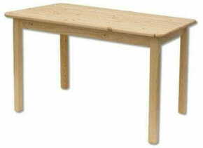 Eoshop Jedilna miza ST104 S120x60 iz masivnega lesa (barva lesa: oreh)
