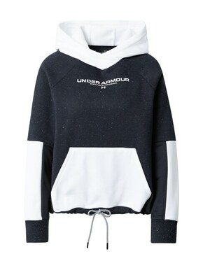 Under Armour Pulover Rival + Fleece Hoodie-BLK S