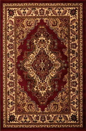 Eoshop Preproga Medailon 6985 rdeča kremna (Varianta: 160 x 230 cm)