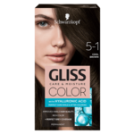 Schwarzkopf Gliss Color Care &amp; Moisture barva za lase, 5-1 Cool Brown