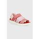 Otroški sandali Reima Kesakko roza barva - roza. Otroški sandali iz kolekcije Reima. Model izdelan iz tekstilnega materiala. Lahek in udoben model, idealen za vsakodnevno nošenje.