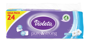 Violeta toaletni papir Pure&amp;Strong