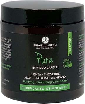 "BeWell Green PURE stimulacijska maska za lase - 200 ml"