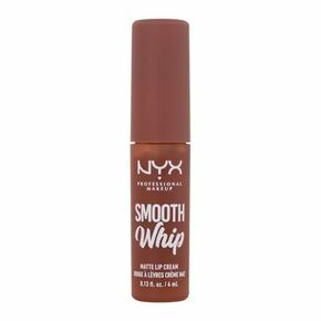NYX Smooth Whip Matte Lip Cream šminka s kremno teksturo za bolj gladke ustnice 4 ml odtenek 24 Memory Foam za ženske