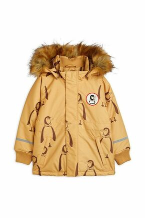 Otroška jakna Mini Rodini oranžna barva - oranžna. Otroška jakna iz kolekcije Mini Rodini. Podložen model
