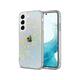 Onasi Clear case silikonski ovitek hologram za samsung galaxy s21 fe g990 - prozoren s srčki