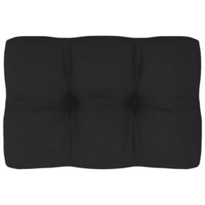 VidaXL Blazina za kavč iz palet črna 60x40x12 cm
