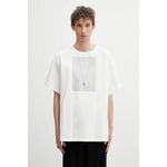 Bombažna kratka majica MM6 Maison Margiela bela SH0GC0068.M20050