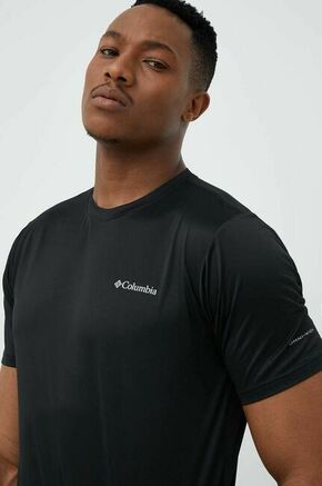 Športna kratka majica Columbia Columbia Hike črna barva - črna. Športna kratka majica iz kolekcije Columbia. Model izdelan iz materiala