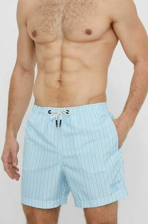 Kopalne kratke hlače Superdry - modra. Kopalne kratke hlače iz kolekcije Superdry