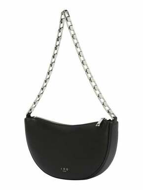 Usnjena torbica IRO črna barva - črna. Majhna torbica iz kolekcije IRO. Model na zapenjanje