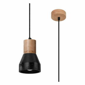 Črna viseča svetilka ø 12 cm Valentina – Nice Lamps