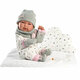 Llorens 84336 NEW BORN GIRL - realistična otroška punčka s polnim ohišjem iz vinila - 43 c