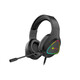 WEBHIDDENBRAND C-TECH gaming slušalke z mikrofonom Midas (GHS-17), priložnostne igre, RGB osvetlitev, 3,5 mm jack+USB(sub.) črne