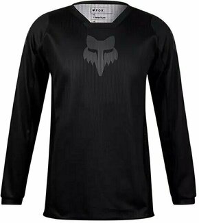 FOX Youth Blackout Jersey Black/Black XL MX dres