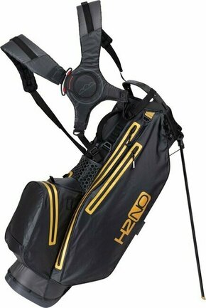 Sun Mountain H2NO Lite 14-Way Waterproof Steel/Black/Gold Golf torba Stand Bag