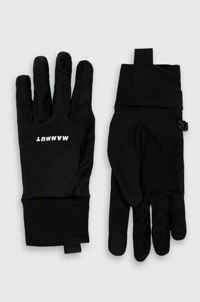Rokavice Mammut Astro črna barva - črna. Rokavice iz kolekcije Mammut. Model izdelan iz materiala