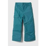 Otroške hlače Columbia mornarsko modra barva - zelena. Otroški hlače iz kolekcije Columbia. Model izdelan iz enobarvne tkanine.