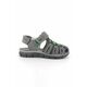 Primigi otroški sandali - siva. Otroški sandali iz kolekcije Primigi. Model izdelan iz kombinacije tkanine in semiš usnja.