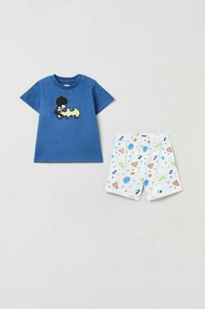 Pižama za dojenčka OVS - modra. Pižama za dojenčka iz kolekcije OVS. Model izdelan iz mehke pletenine.