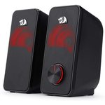 Redragon Stentor GS500 zvočniki, 2.0, 10W, rdeči/črni USB