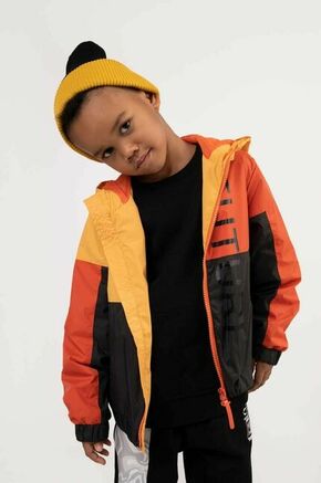 Otroška jakna Coccodrillo oranžna barva - oranžna. Otroški jakna iz kolekcije Coccodrillo. Nepodložen model