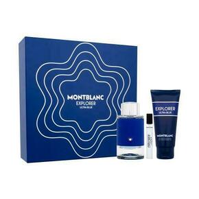 Mont Blanc Explorer Ultra Blue Set parfumska voda 100 ml + parfumska voda 7
