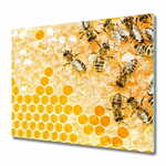 tulup.si Steklena podloga za rezanje Delajo čebele 2x30x52 cm