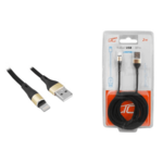 LTC USB kabel za Apple, 480 MBit / s,lighting, 8-pin, 2m, črne barve