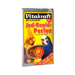 VITAKRAFT Jod Hitro Perlen – hrana z jodom za papiga vijugasto 20 g