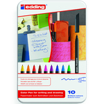 WEBHIDDENBRAND Markerji Edding 1200 - komplet 10 markerjev, mešanica barv