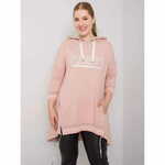 RELEVANCE Ženska majica s kapuco BELINA roza RV-BL-6849.63P_377078 Univerzalni