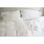 Bela enojna posteljnina iz muslina 140x200 cm Plain Muslin – Butter Kings