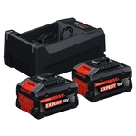 BOSCH PROFESSIONAL začetni komplet 2xEXBA18V-55 + GAL12V/18, 1600A0373P