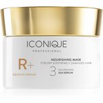 ICONIQUE Professional R+ Keratin repair Nourishing mask obnovitvena maska za suhe in poškodovane lase 200 ml