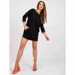 RUE PARIS Ženska mini obleka Nova RUE PARIS black RV-SK-7555.26X_383423 S