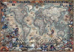 Educa Puzzle Gusarski zemljevid 2000 kosov