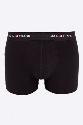 John Frank boksarice (3-pack) - črna. Boksarice iz kolekcije John Frank. Model izdelan iz gladke