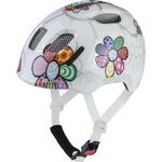 ALPINA Ximo 2 Flash otroška čelada, white flower gloss (47-51 cm)
