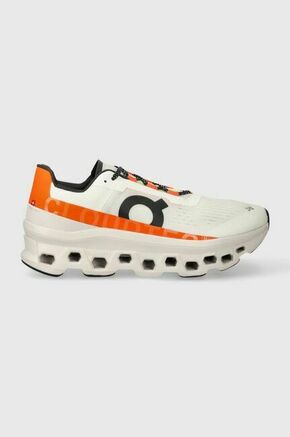 Tekaški čevlji On-running Cloudmonster bela barva - bela. Čevlji iz kolekcije On-running. Model zagotavlja blaženje stopala med aktivnostjo.
