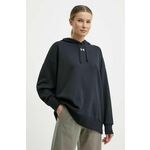 Under Armour Pulover UA Rival Fleece OS Hoodie-BLK XS