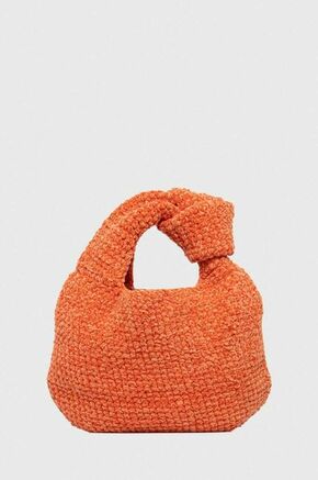 Torbica Birgitte Herskind oranžna barva - oranžna. Majhna torbica iz kolekcije Birgitte Herskind. Model brez zapenjanja
