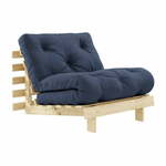 Raztegljiv fotelj Karup Design Roots Raw/Navy