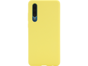 Chameleon Huawei P30 - Silikonski ovitek (liquid silicone) - Soft - Light Yellow