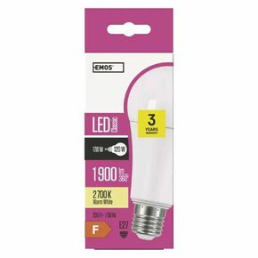 Emos LED žarnica Emos ZQ5170 LED žarnica Classic A67 18W E27 toplo bela