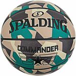NEW Žoga za košarko Commander Poly Spalding 84589Z Rjava Usnje Sintetično 7