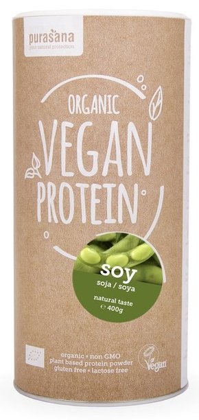 Veganski proteinski napitek - sojini proteini - Nevtralno